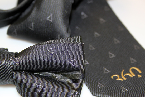 Personalisierte gestreifte Krawatte für das Unternehmen Gerflor